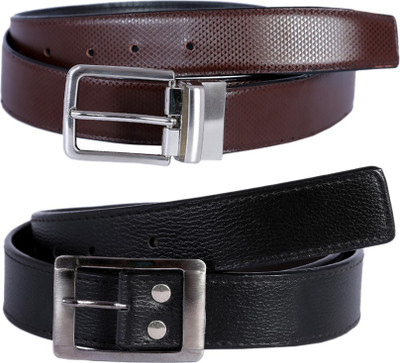 

Hardys Men Multicolor Genuine Leather Reversible Belt, Multi