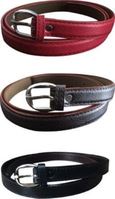 

Nagar Enterprises Women Casual Multicolor Artificial Leather, Fabric Belt, Multicolor-939