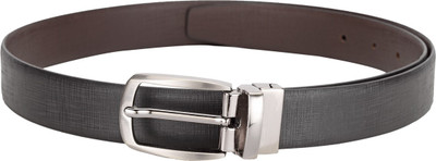 

Teakwood Men Formal Black Genuine Leather Belt