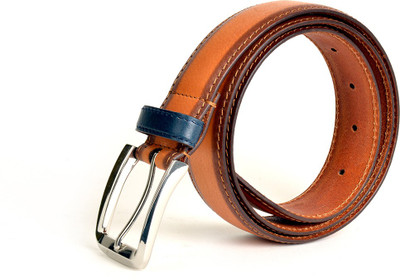 

Just Differ Men Casual, Evening, Formal, Party Tan Genuine Leather Belt