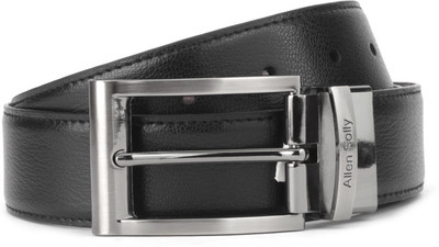 

Allen Solly Men Brown, Black Metal Reversible Belt, Black and brown