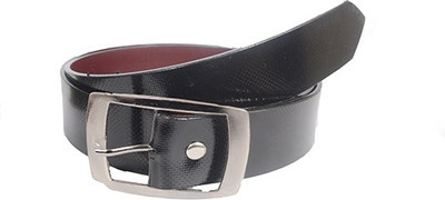

Aam Shopping Men Casual Black Genuine Leather Belt