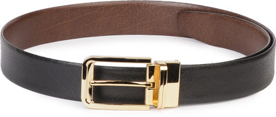 

Buckle Up Men Black Genuine Leather Belt