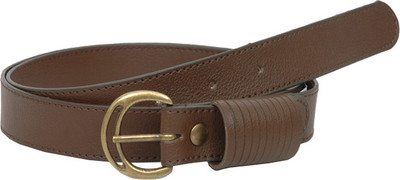 

Baggit Women Formal Brown Genuine Leather Belt, Coffee