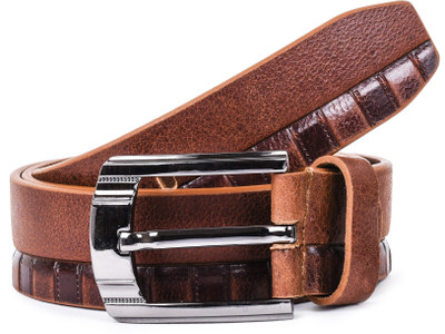 

Teakwood Men Formal Tan Genuine Leather Belt
