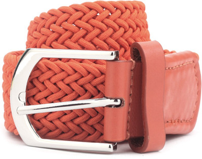 

United Colors of Benetton Men Orange Fabric Belt, A63