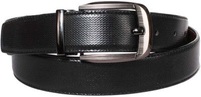 

OODI Men Black Genuine Leather Belt