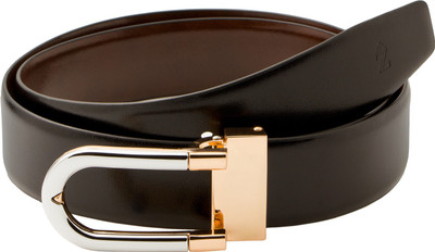 

Zebru Men Formal Multicolor Genuine Leather Reversible Belt