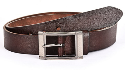 

Buckle Up Men Formal Brown Genuine Leather Belt
