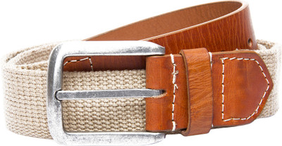 

Pacific Gold Men Casual Khaki, Tan Genuine Leather Belt