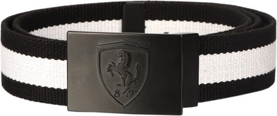 

Puma Men & Women Black Genuine Leather Belt