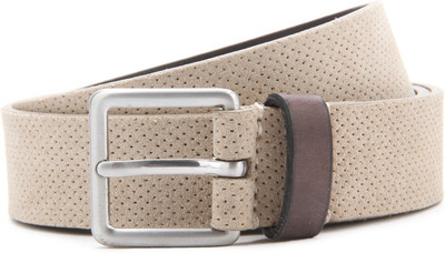 

United Colors of Benetton Men Beige Genuine Leather Belt, 602