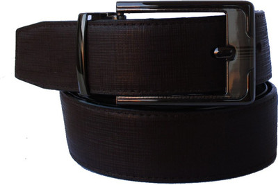 

Klaska Men Casual Brown Genuine Leather Belt