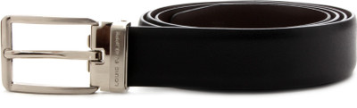 

Louis Philippe Men Brown, Black Synthetic Reversible Belt, Black and brown