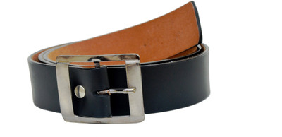 

Tiwari Collection Men Black Artificial Leather Belt