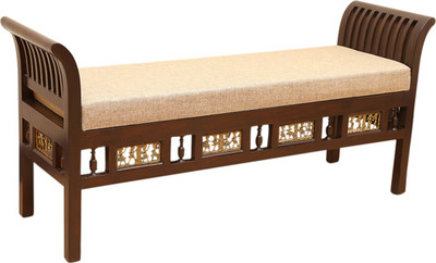 

ExclusiveLane Teak Wood Solid Wood 2 Seater(Finish Color - Walnut Brown)