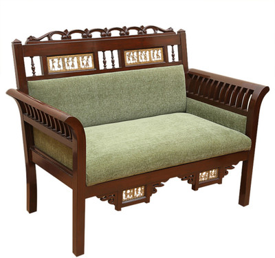 

ExclusiveLane Teak Wood Solid Wood 2 Seater(Finish Color - Walnut)