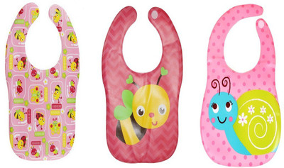 

Chhote Janab BABY WATERPROOF PLASTIC BIB (PACK OF 3)(Multicolor)