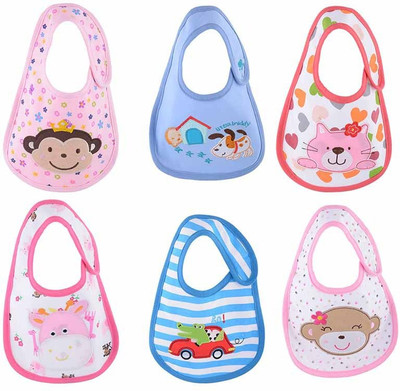 Carter's Velcro Feeding Bib(Multicolor)