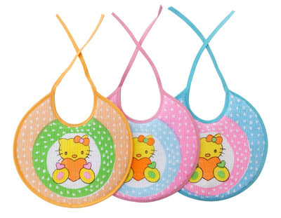 Littly Baby Bibs Combo, Pack of 3(Multicolor)