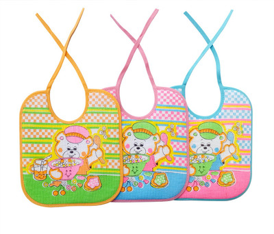 

Littly Baby Bibs Combo, Pack of 3(Multicolor)