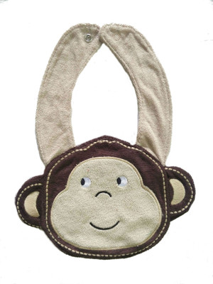 Adore Baby Cloth Bib(Brown) Adore Baby Cloth Bib(Brown)
