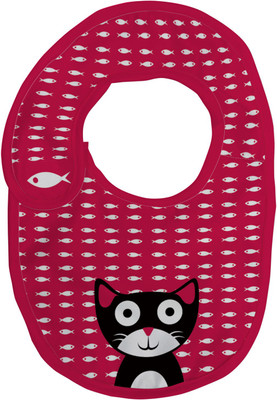right Velcro Feeding Bib(Red)