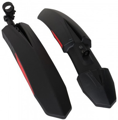

VEEBO BICYCLE MUDGUARD PVC VEEBO Clip-on Front & Rear Fender(Black)