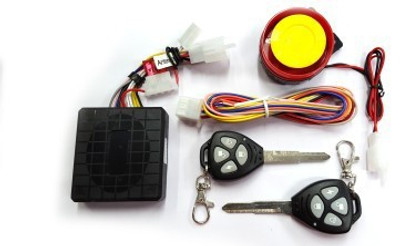 

ACCESSOREEZ Two-way Bike Alarm Kit(Siren, Flashing Light 120 dB)
