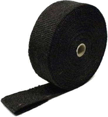 

motopart Silencer Wrap Bike Exhaust Wrap Heat Shield Bike Length - Black Bike Exhaust Heat Shield
