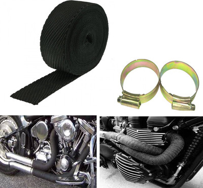 

Amazers Choice 1109 Silencer Wrap for heat protection Bike Exhaust Heat Shield