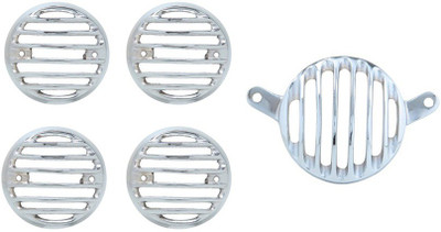 

Spidy Moto RA449 Bike Headlight Grill(Silver)