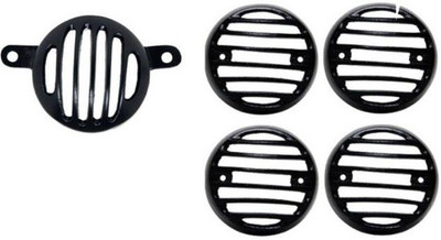 

AutoSwag ASW5PCSBILBG Bike Headlight Grill(Black)