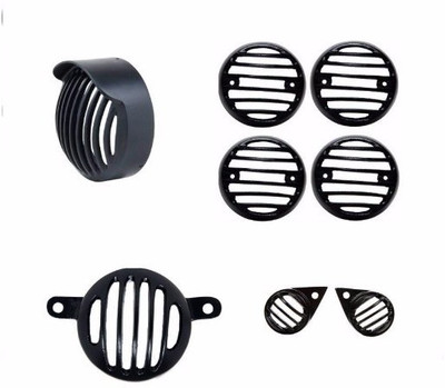 

Bikers World GC11 Bike Headlight Grill(Black)