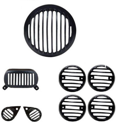 

BikerZZZcluB plastic 0121 Bike Headlight Grill(Black)