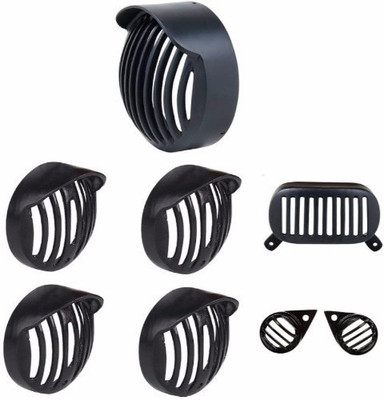 

Bikers World GC1 Bike Headlight Grill(Black)