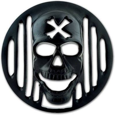 

Cadeau Bullet Skull CDG67 Bike Headlight Grill(Black)