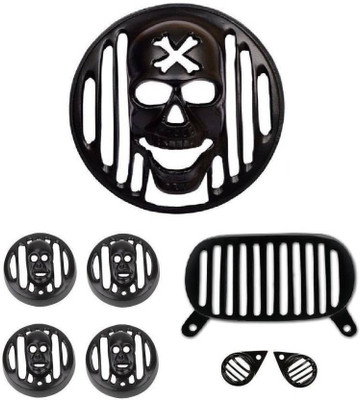 

Cadeau CDG58 Electra Skull Set08 Bike Headlight Grill(Black)