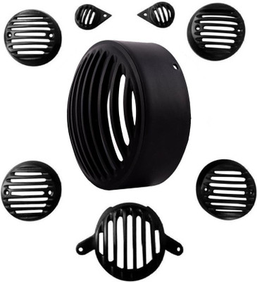 AUTO STYLIST ASBULL35016 Bike Headlight Grill(Black) AUTO STYLIST ASBULL35016 Bike Headlight Grill(Black)