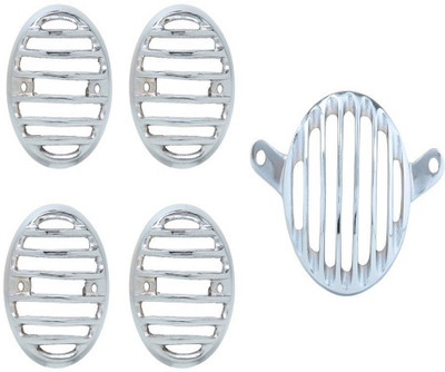 

Capeshoppers CR004014 Bike Headlight Grill(Silver)