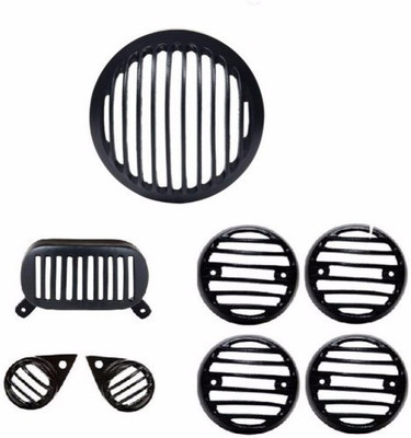 

Bikers World GC20 Bike Headlight Grill(Black)