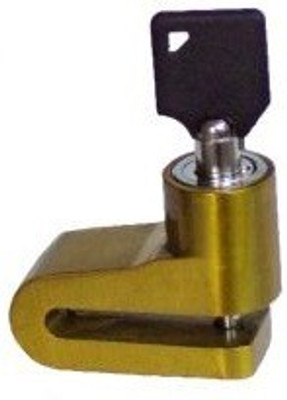 

ACCESSOREEZ All Models Bike Lock For Universal Disc Lock(Gold)