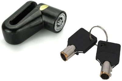 

Petrox Black Disk/Wheel Lock For Caliber N/M DL-125 U Lock(Black)