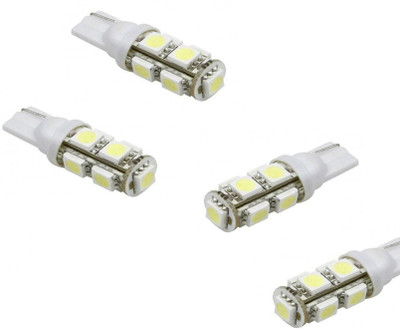 

KASCN 5050 9 SMD WHITE LED LIGHT / LAMP / BULB T10 Socket Parking , Indicator (12v) Set of 4 for All Cars and motorcycle Projector Lens