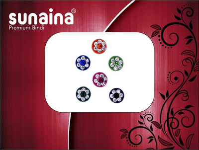 

Sunaina PREMIUM COLLECTION FOREHEAD Multicolor Bindis(Fancy Design)
