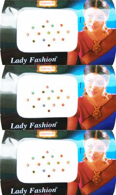 

Lady Fashion Amarpali Collection 1912201601 Forehead Multicolor Bindis(Stone)