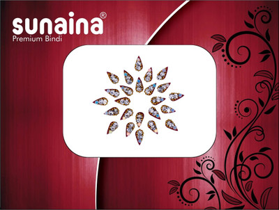 

Sunaina Premium Collection Forehead Maroon Bindis(Fancy Design)