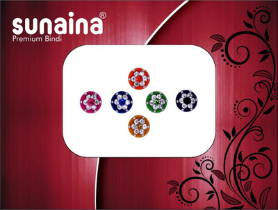 

Sunaina PREMIUM COLLECTION FOREHEAD Multicolor Bindis(Fancy Design)