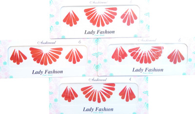 

Lady Fashion Ashirwaad Tilaks 0303201712 Forehead Red Bindis(Stick on)