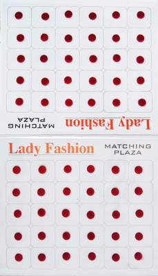 

Lady Fashion Matching Plaza 1901201603 Forehead Maroon Bindis(Stick On)